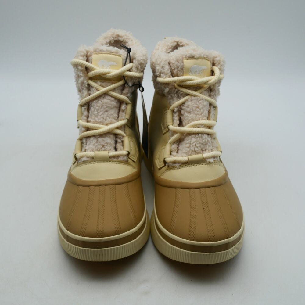 NEW Sorel Women's 9 Out n About IV Chillz Boots WP Insulated Honey White Canoe - Picture 5 of 7